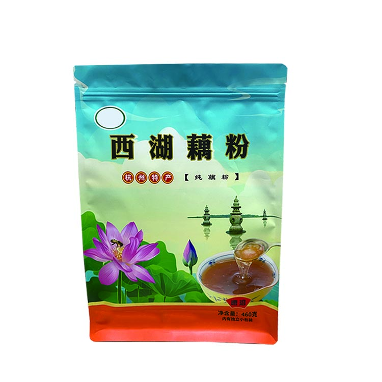 杭州特產(chǎn)包裝藕粉食品袋定制